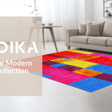 Dynamic Colorful Symmetrical Design(Red)