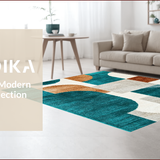 Ultra Soft Area Rug, Non Slip, Stain Resistant, Washable Area Rugs for Living Room, Bedroom, Modern Abstract Soft Indoor Play Rug(Green)
