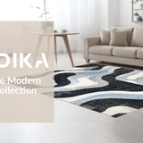 Ultra Soft Area Rug, Non Slip, Stain Resistant, Washable Area Rugs for Living Room, Bedroom, Zebra Crossing: Chic Striped Rug, Classic Color Palette, Flatweave(Gray)