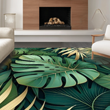 Artistic Golden Green Foliage(Green)