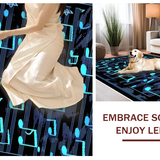 Ultra Soft Area Rug, Non Slip, Stain Resistant, Washable Area Rugs for Living Room, Bedroom, Chic Color Splash Aesthetic(Blue)