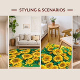 Vibrant Earthy Shaggy Elegance(Yellow)