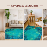 Charming Textured Spiral Arrangement(Blue)