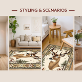 Elegant Contemporary Deer Artwork(Beige)