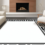 Distinctive Modern Geometric Contrast(Black)