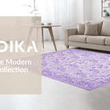 Ultra Soft Area Rug, Non Slip, Stain Resistant, Washable Area Rugs for Living Room, Bedroom, Serene Non-Slip Shaggy Appeal(Purple)