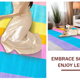 Charming Colorful Striped Visual Delight(Blue)