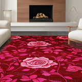 Bold Round Floral Fantasy(Red)