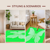 Lively Modern Wildlife Illustration(Green)