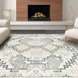 Lavish Earthy Geometric Vibes(Gray)