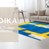 Chic Modernist Colorful Canvas(Blue)