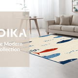 Whimsical Coastal Fish Motif(Beige)