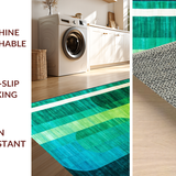 Contemporary Colorful Symmetrical Design(Green)