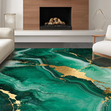 Chic Green Gold Artful Fusion(Green)