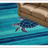 Modern Sea Turtle Design(Blue)
