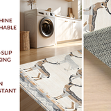 Ultra Soft Area Rug, Non Slip, Stain Resistant, Washable Area Rugs for Living Room, Bedroom, Naturalistic Earthy Animal Motif(Beige)