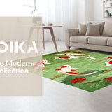 Artistic Abstract Fish Design(Green)