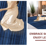 Cozy Solid Color Contemporary Touch(Blue)