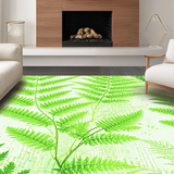 Contemporary Fluffy Green Statement(Green)