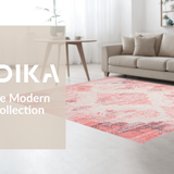 Charming Pastel Abstract Motif(Pink)