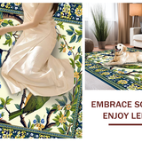 Transitional Artistic Bird Motif(Ivory)