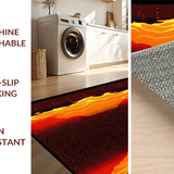 Bold Modern Lava Swirl Effect(Red)