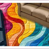 Ultra Soft Area Rug, Non Slip, Stain Resistant, Washable Area Rugs for Living Room, Bedroom, City Life Design Toy Car Play Area Carpet(Blue)