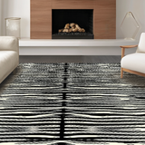 Dramatic Black and Beige Visual Flow(Black)