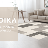 Ultra Soft Area Rug, Non Slip, Stain Resistant, Washable Area Rugs for Living Room, Bedroom, Classic Distressed Floral Pattern(Beige)