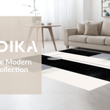 Avant Garde Modern Tiled Motif(Gray)