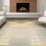Ultra Soft Area Rug, Non Slip, Stain Resistant, Washable Area Rugs for Living Room, Bedroom, Stylish Neutral Palette Animal Design(Beige)