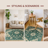 Dark Green Rustic Elegance(Beige)