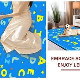 Colorful Playful ABC Motif(Blue)