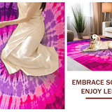 Charming Pink Purple Abstract Blend(Pink)