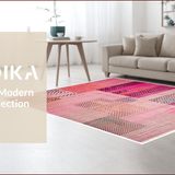 Ultra Soft Area Rug, Non Slip, Stain Resistant, Washable Area Rugs for Living Room, Bedroom, Non-Slip Pink Leopard Print Bedroom Rug(Pink)