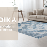 Sophisticated Vintage Geometric Fusion(Blue)