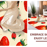 Charming Nature Themed Bath Accents(Red)