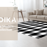 Classic Checkered Rustic Elegance(Black)