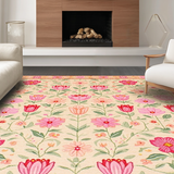Fun Eclectic Floral Composition(Beige)