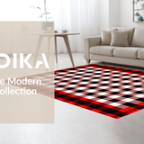 Contemporary Rustic Seasonal Checkered Look(Black)