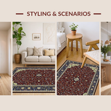 Chic Geometric Patterned Delight(Red)