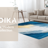 Elegant Retro Geometric Fusion(Blue)