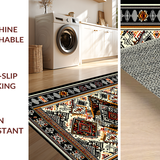 Elegant Black Geometric Motif(Black)