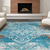 Cozy Abstract Blue Motif(Blue)