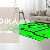 Lively City Map Aesthetic(Green)