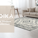 Sophisticated Symmetrical Cream Accents(Gray)