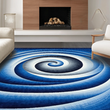 Striking Modern Circular Design(Blue)