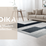 Chic Abstract Plush Round Shape(Black)