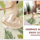 Ultra Soft Area Rug, Non Slip, Stain Resistant, Washable Area Rugs for Living Room, Bedroom, Contemporary Soft Color Harmony(Beige)
