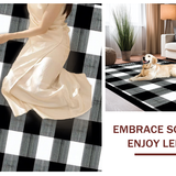 Artful Black and White Checkerboard(Black)